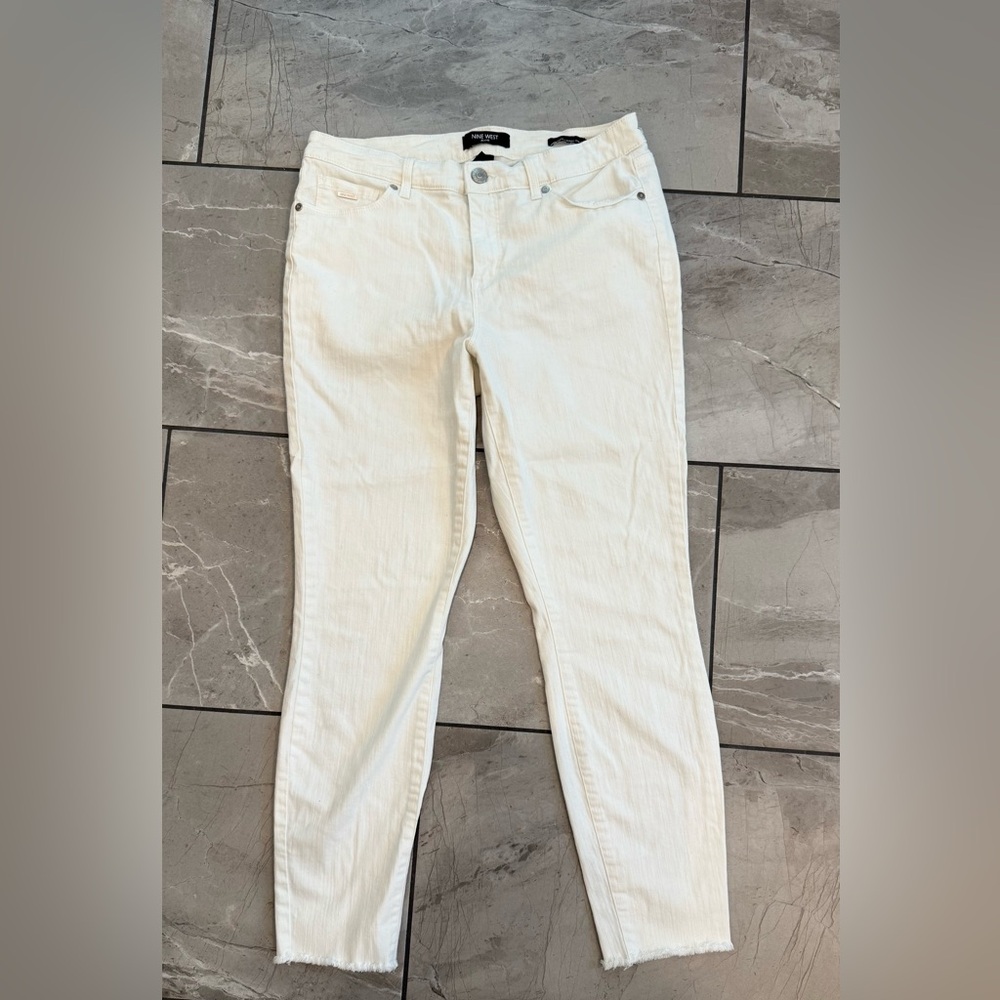 Nine West Women's White Jeans Size 8